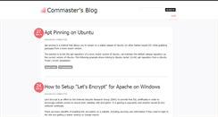 Desktop Screenshot of commaster.net
