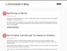 Tablet Screenshot of commaster.net